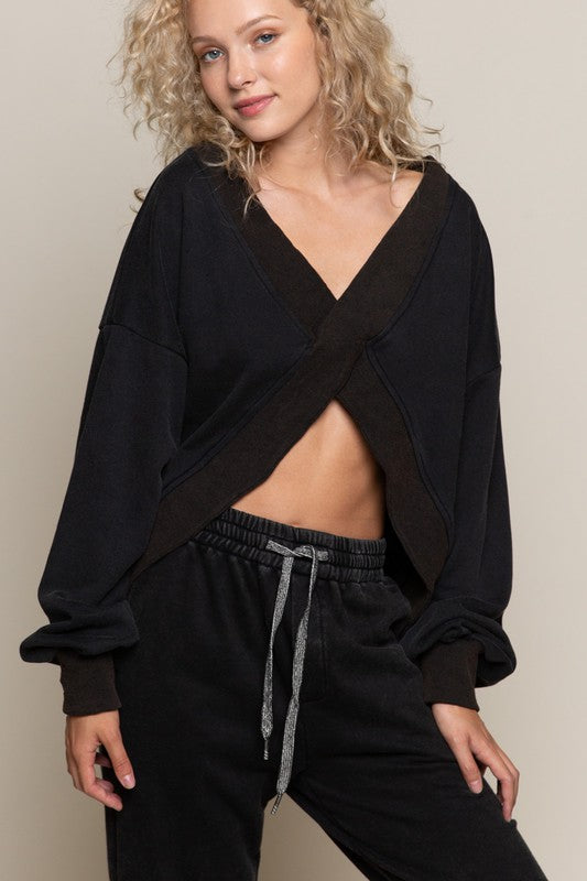 REBECCA V-NECK TOP