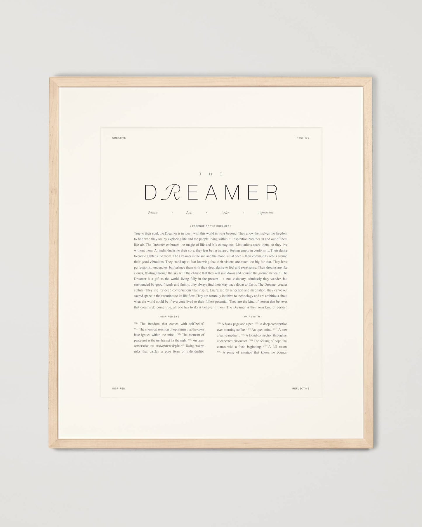 The Dreamer Art Print