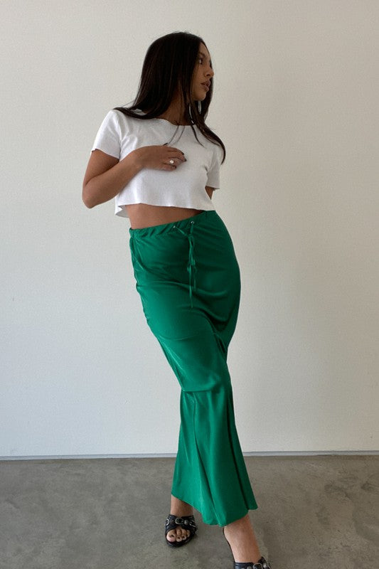 Satin Maxi Skirt