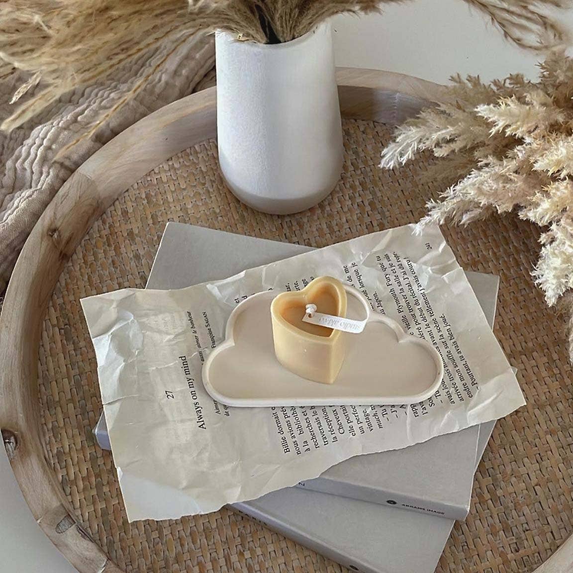 Mini Heart Pillar Soy Candle | Valentine's Day