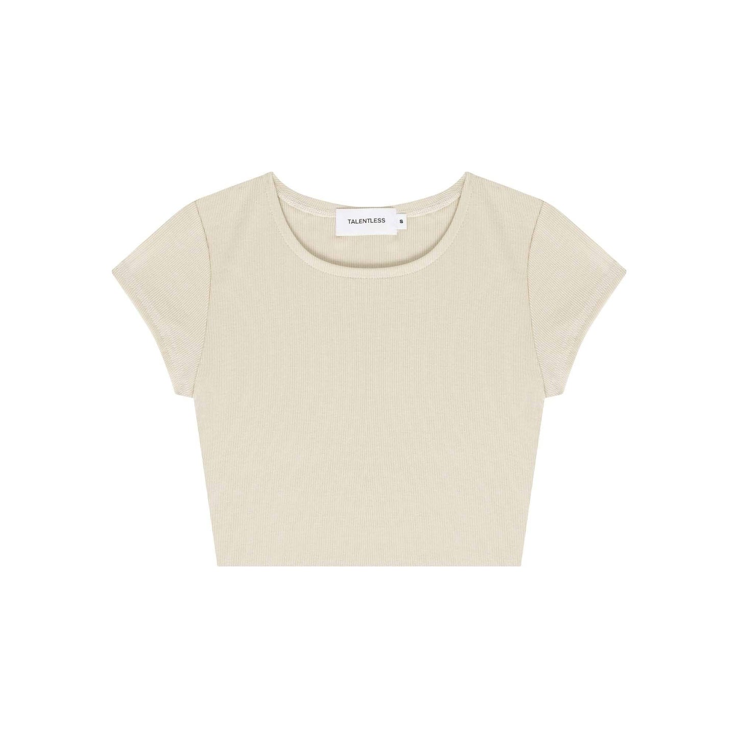 WOMENS RAW HEM CROP BABY TEE