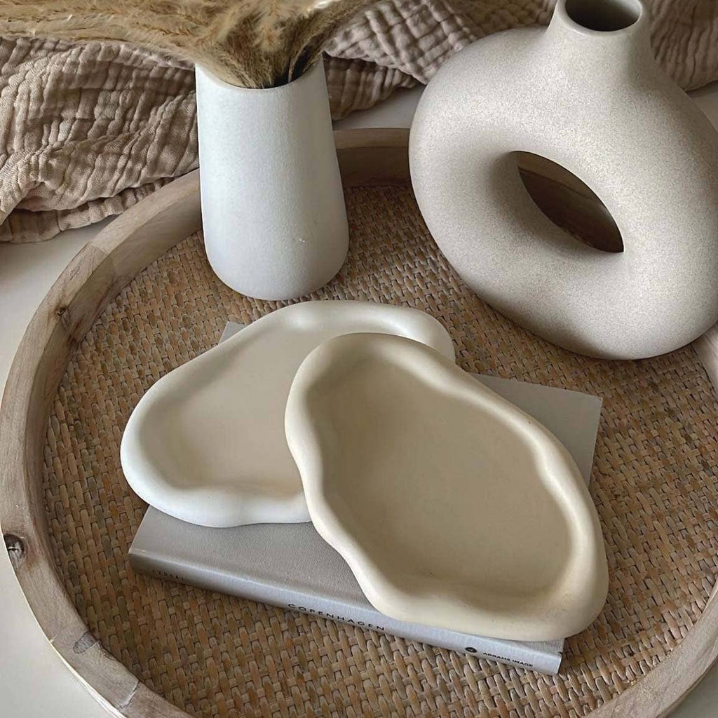 Irregular Oval Cloud Trinket Tray | Catch-All Jewelry Tray