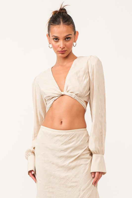 SKYLAR WRAP TOP