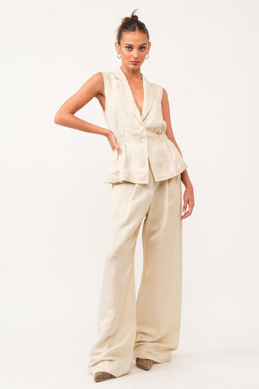 VERONICA WIDE-LEG TROUSERS