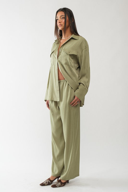 TROYE DRAWSTRING WAIST PANTS