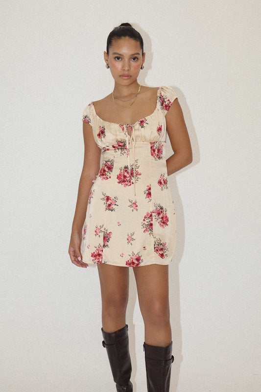 HAZEL FLOWER MINI DRESS