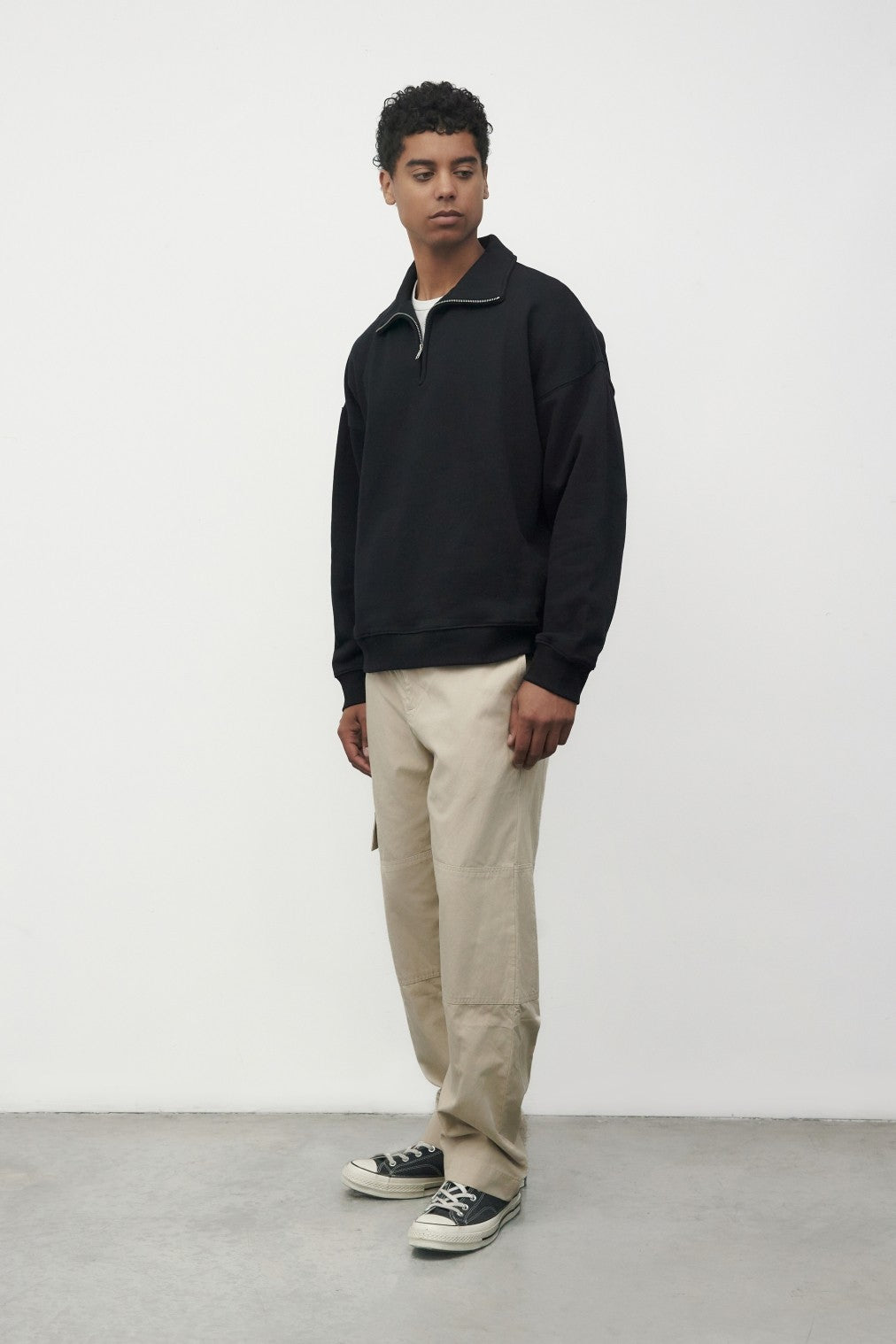 THE VINCE QUARTER ZIP