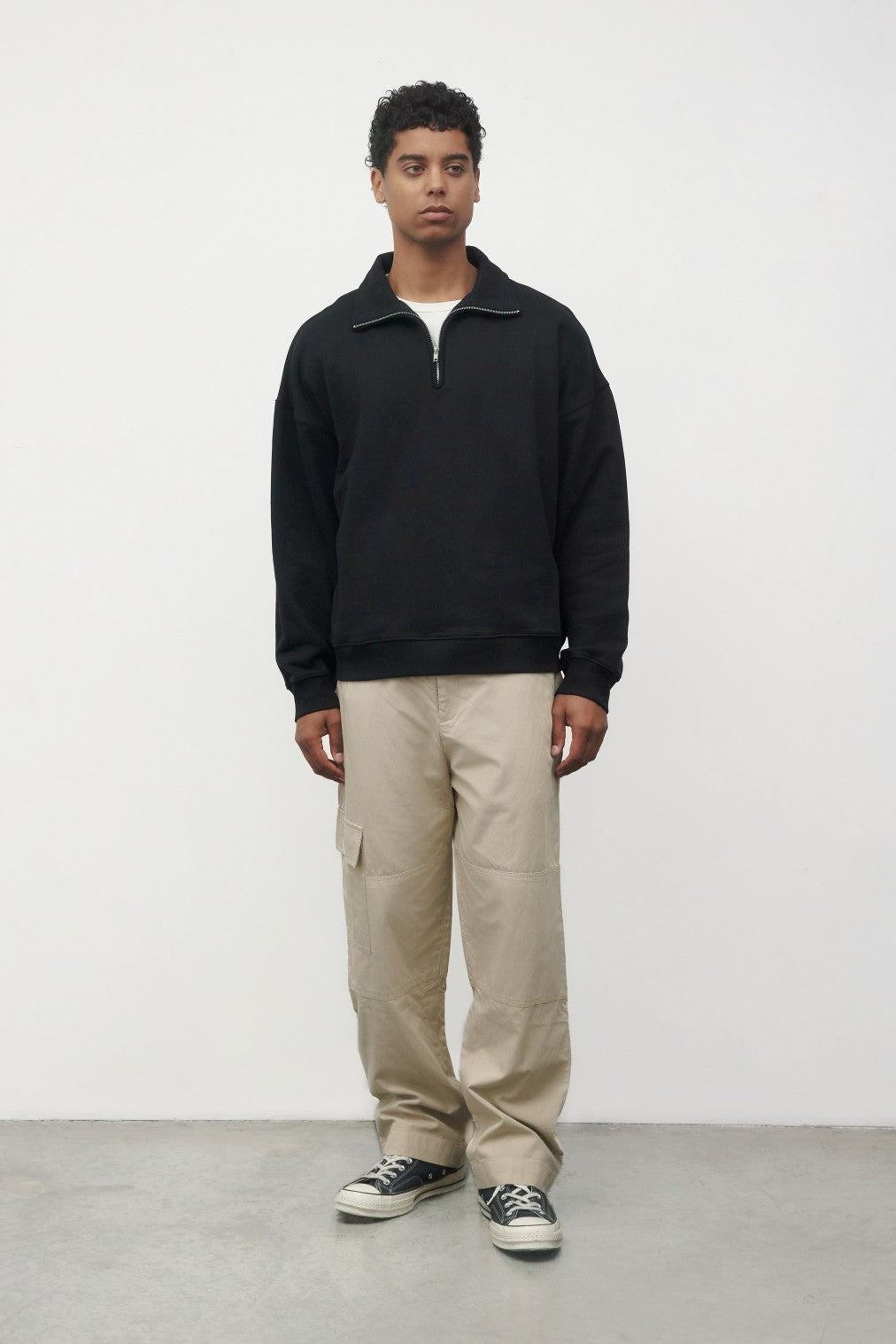 THE VINCE QUARTER ZIP