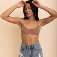 SHEER MESH BRALETTE