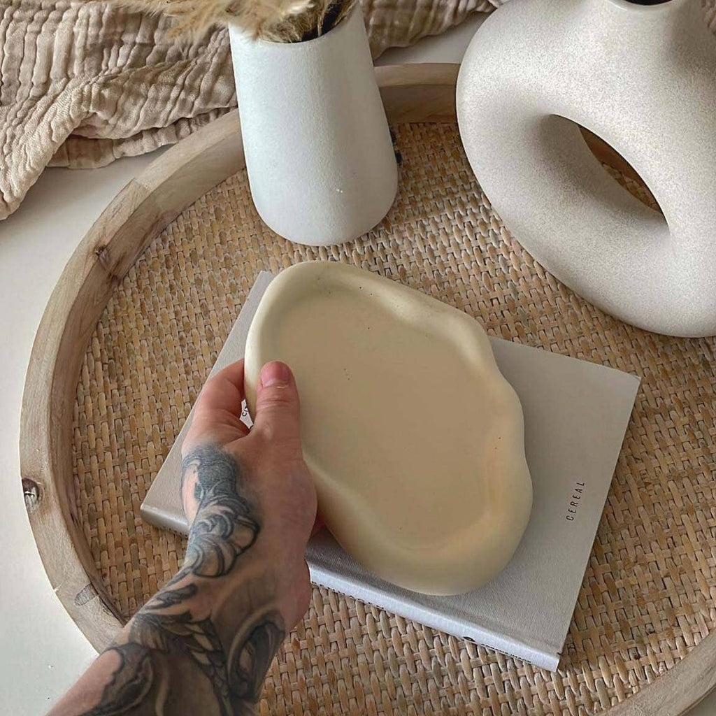 Irregular Oval Cloud Trinket Tray | Catch-All Jewelry Tray