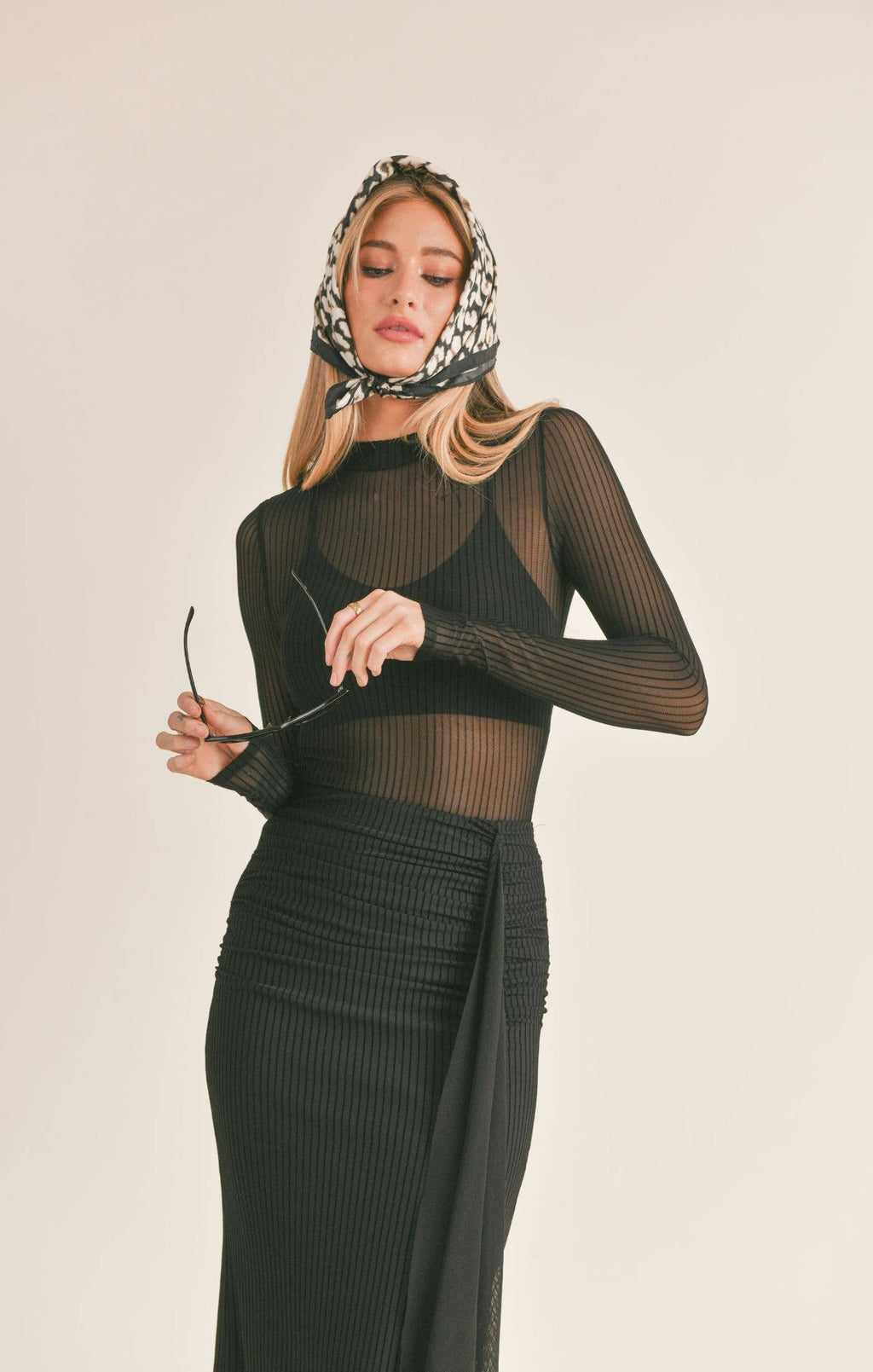 Sherry Mock Neck Body Suit