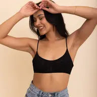 SHEER MESH BRALETTE