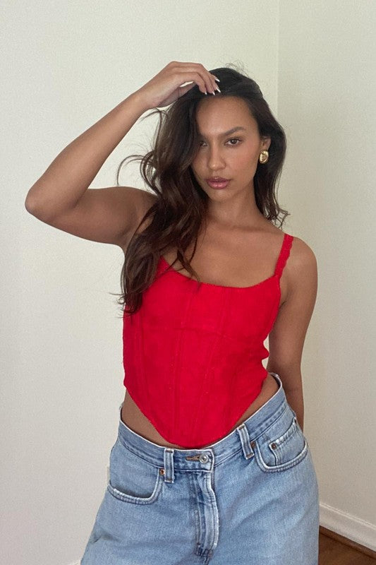 Julie Lace Corset Top