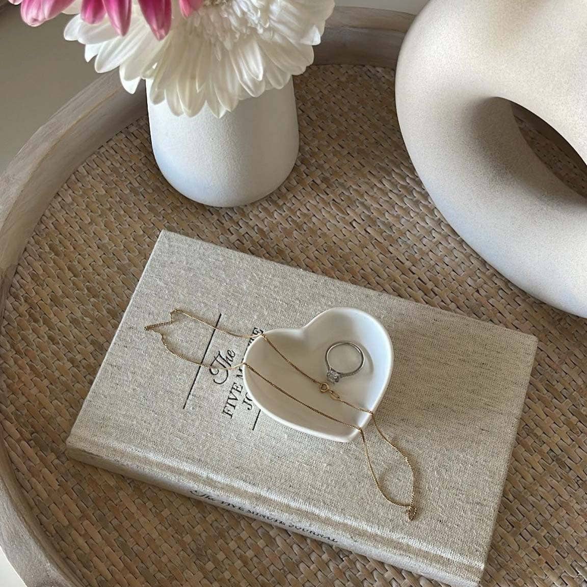 Mini Heart Jewelry Dish | Valentine's Day | Jewelry Dish