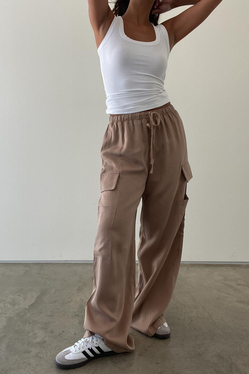 TENCEL CARGO PANTS