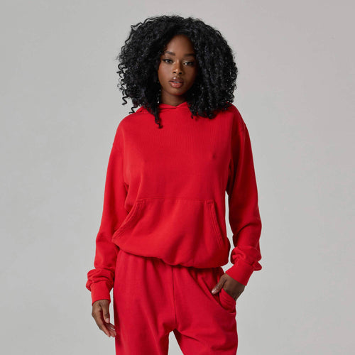 WOMENS SIMPLE LIGHTWEIGHT HOODIE