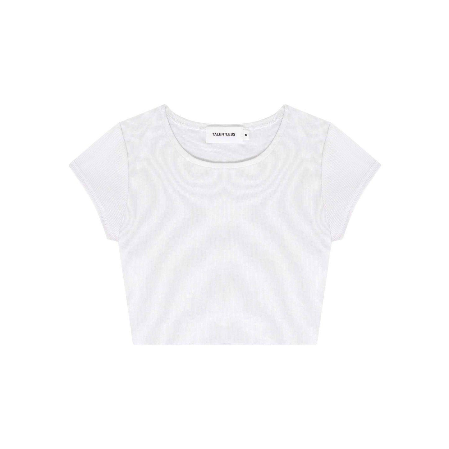 WOMENS RAW HEM CROP BABY TEE