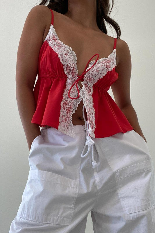 LACE TRIM CAMI