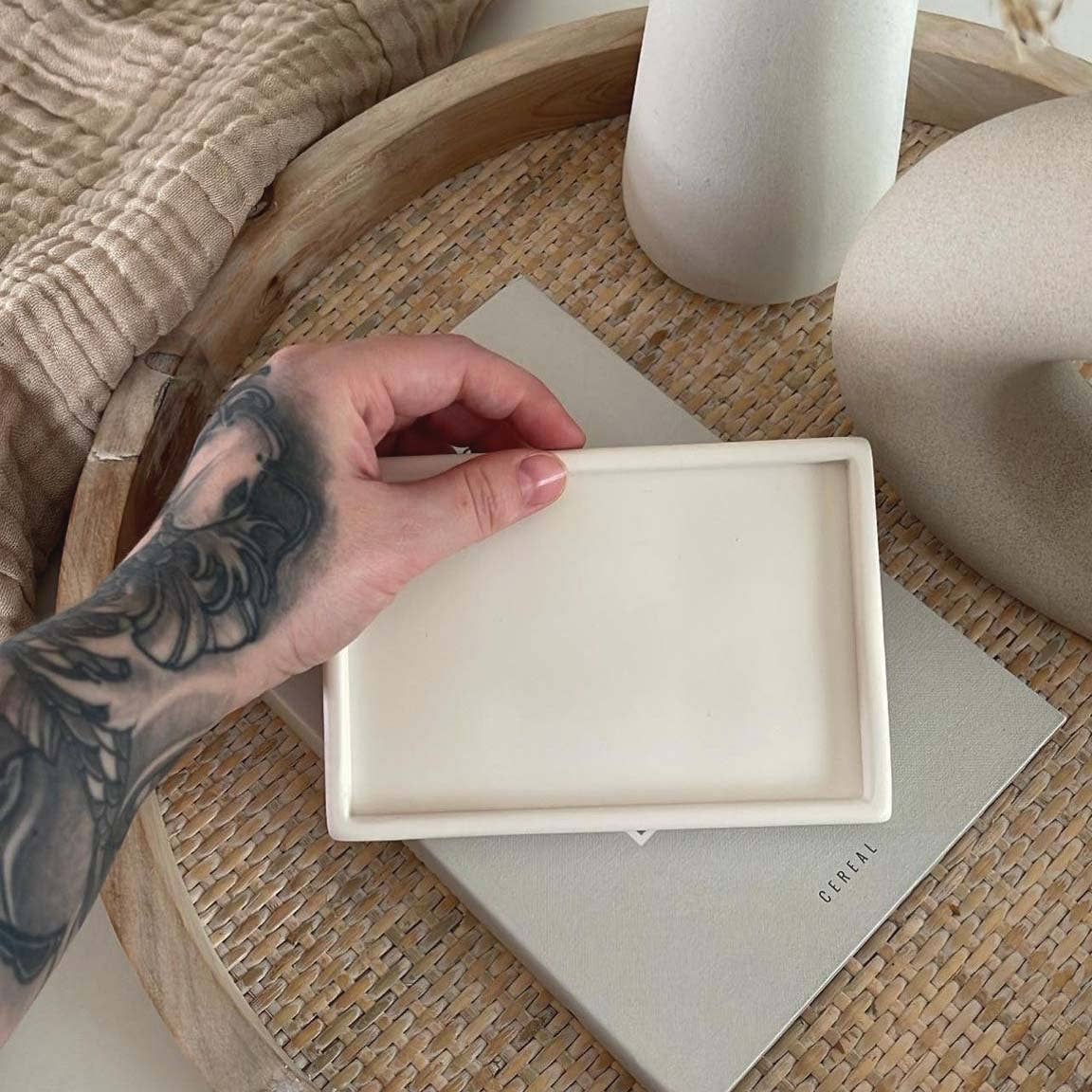 Rectangle Trinket Tray | Catch-All Tray | Jewelry Tray