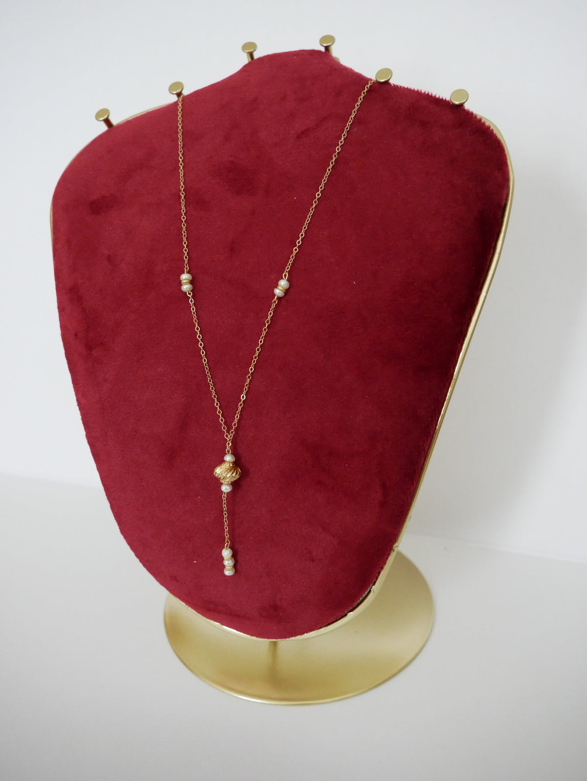 Tassel Pearl Necklace