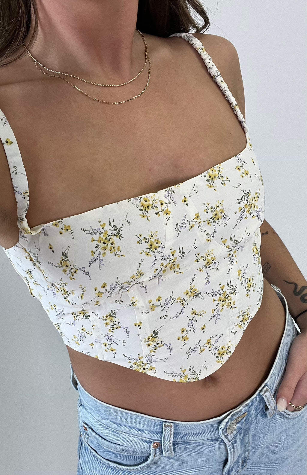 BIANCA FLORAL CORSET