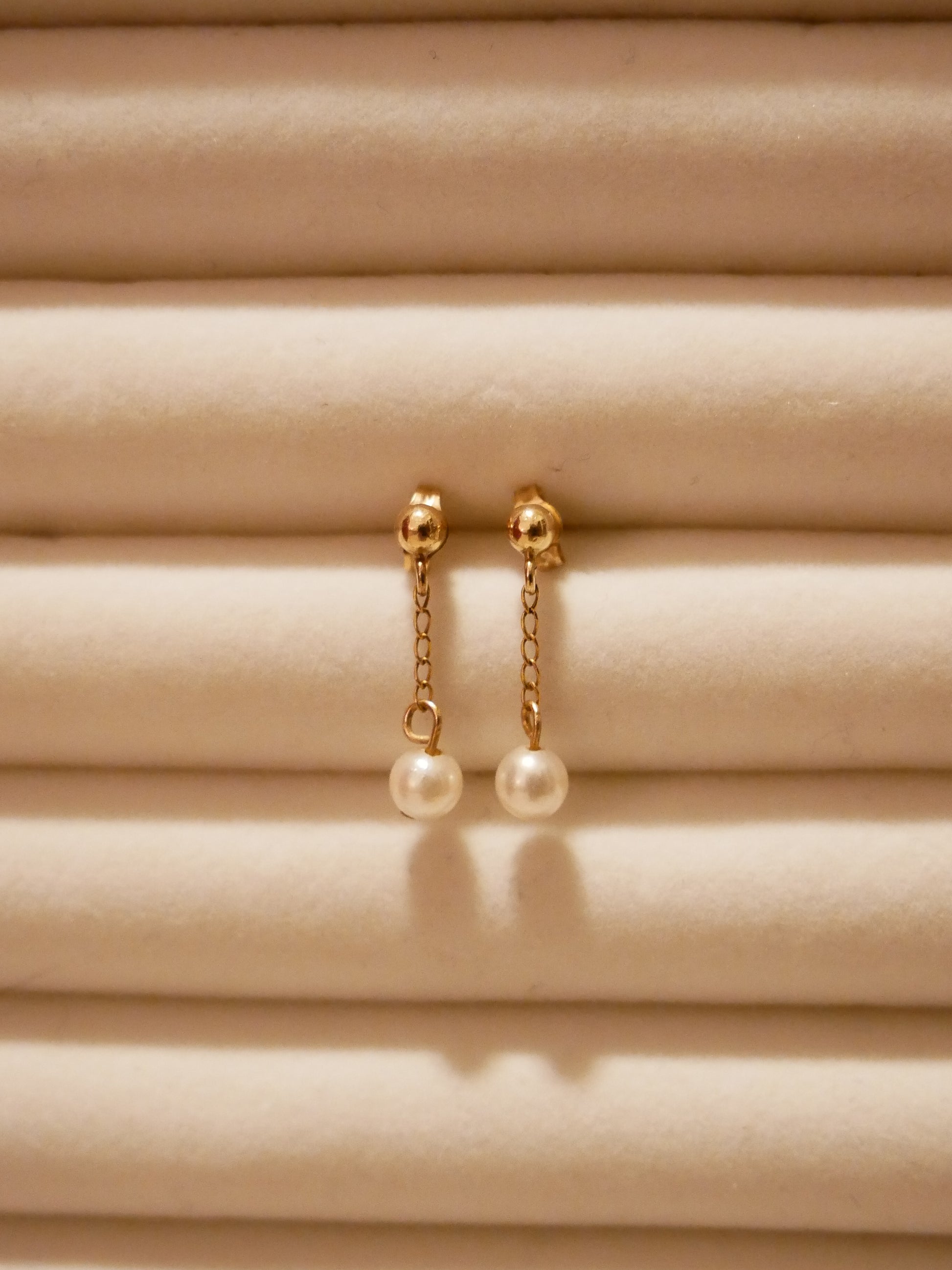 Pearl Dangle Drop Earrings