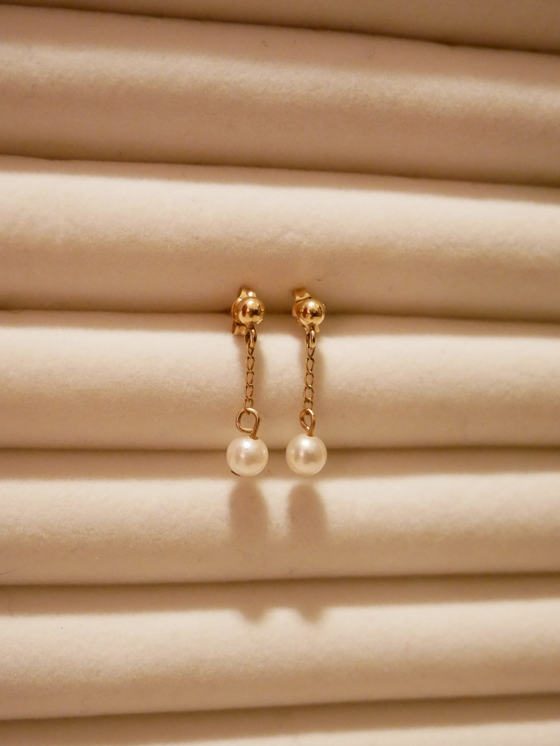 Pearl Dangle Drop Earrings