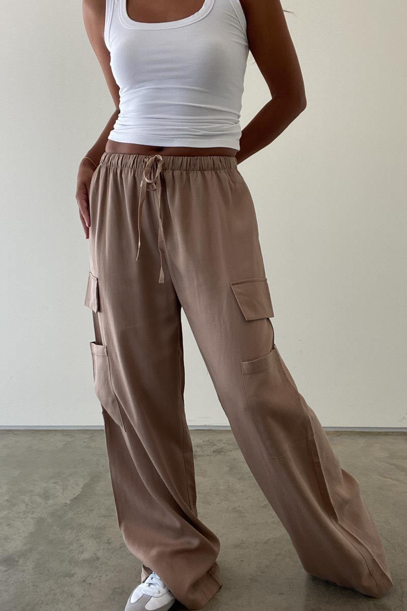 TENCEL CARGO PANTS