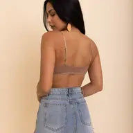 SHEER MESH BRALETTE