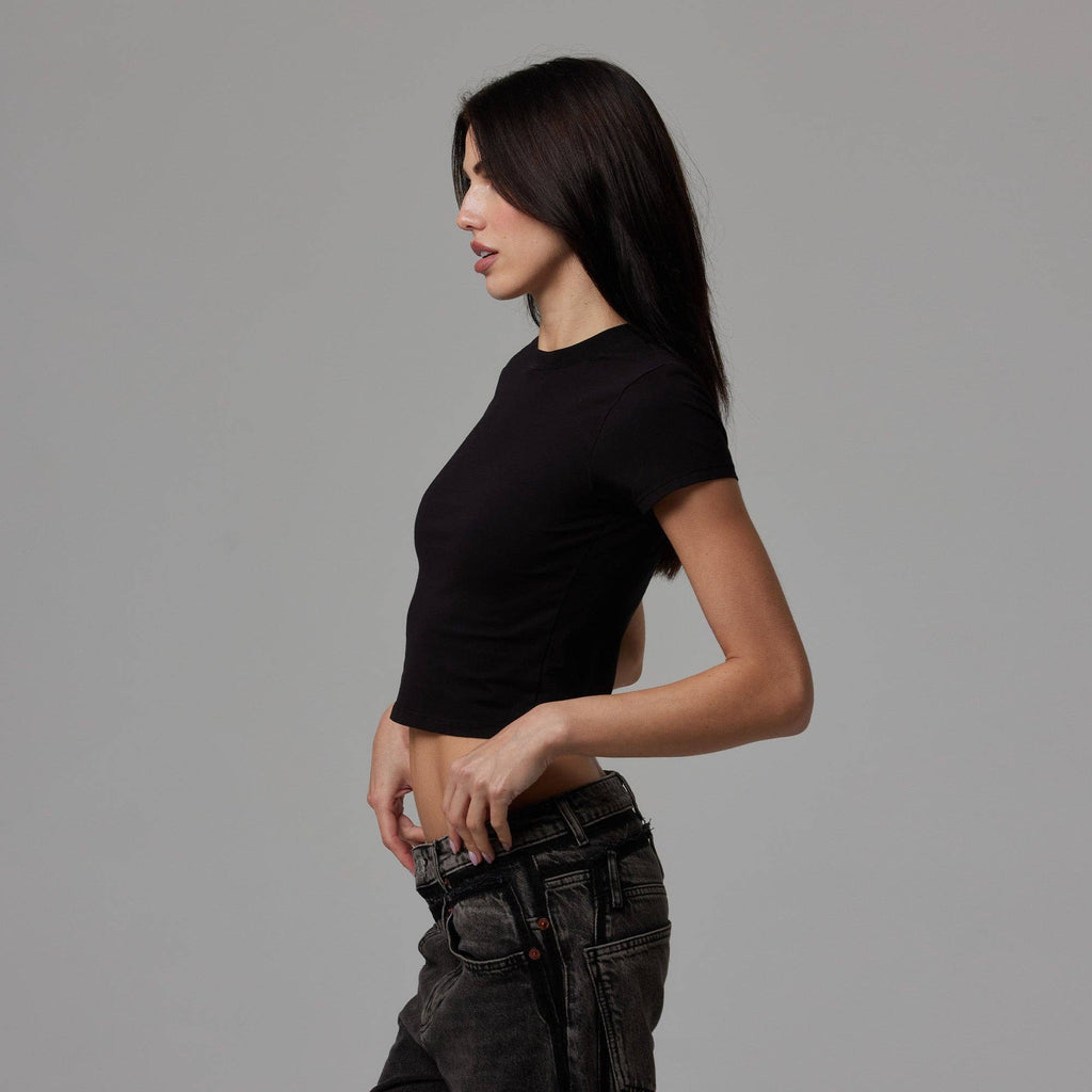 STRETCH JERSEY BABY TEE