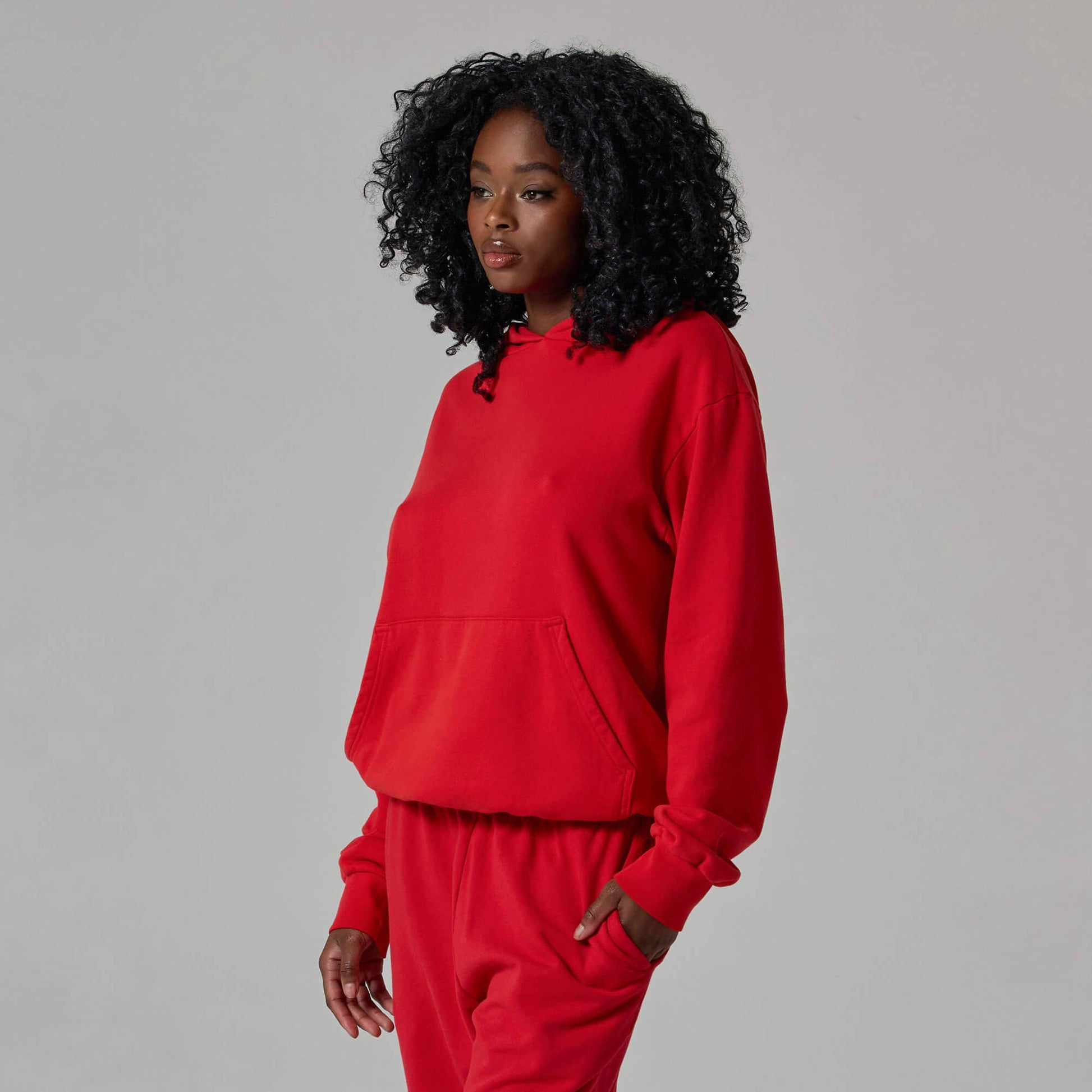 WOMENS SIMPLE LIGHTWEIGHT HOODIE