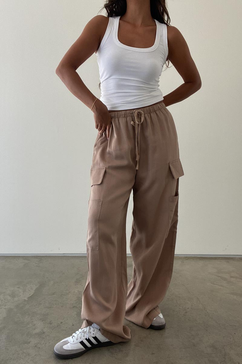 TENCEL CARGO PANTS