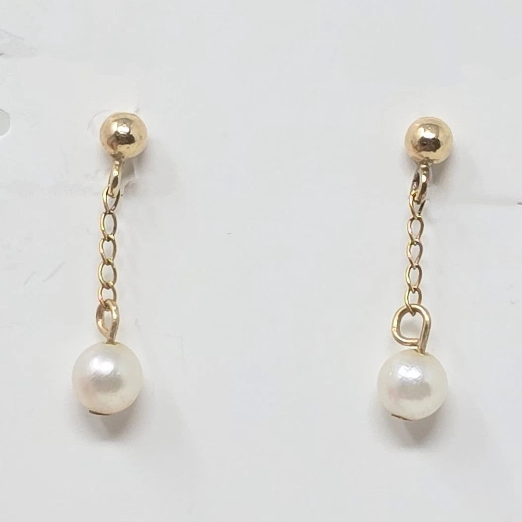 Pearl Dangle Drop Earrings