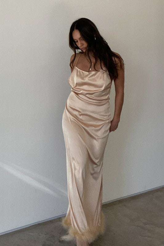 GOLDY SLIP DRESS
