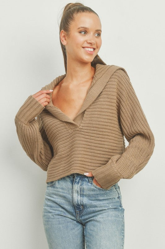 DRAMA V NECK SWEATER