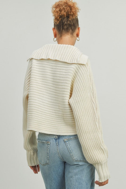 DRAMA V NECK SWEATER