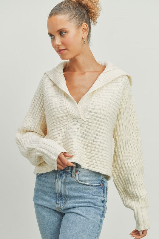 DRAMA V NECK SWEATER