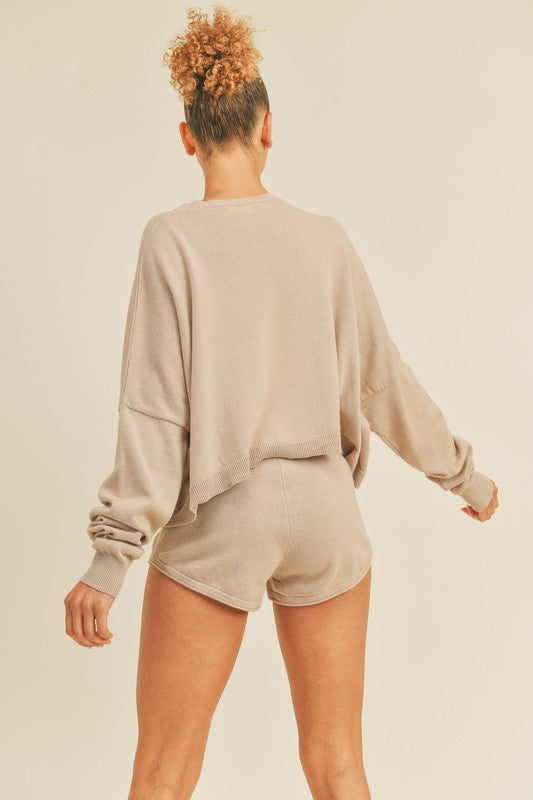 SWEATER SHORTS