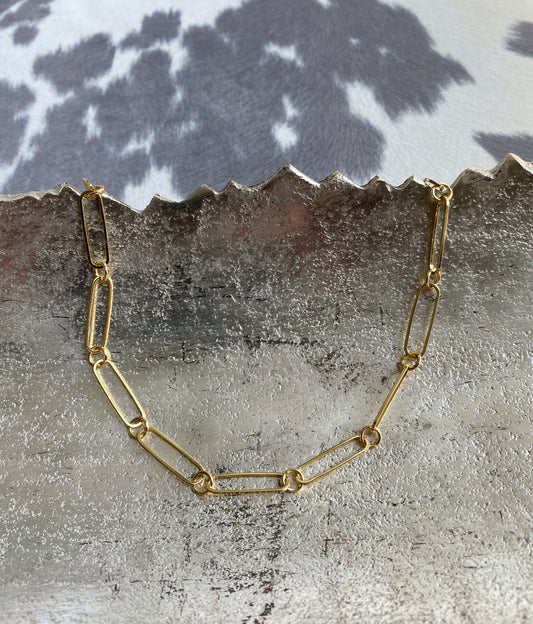 Oval Paper Clip Chain