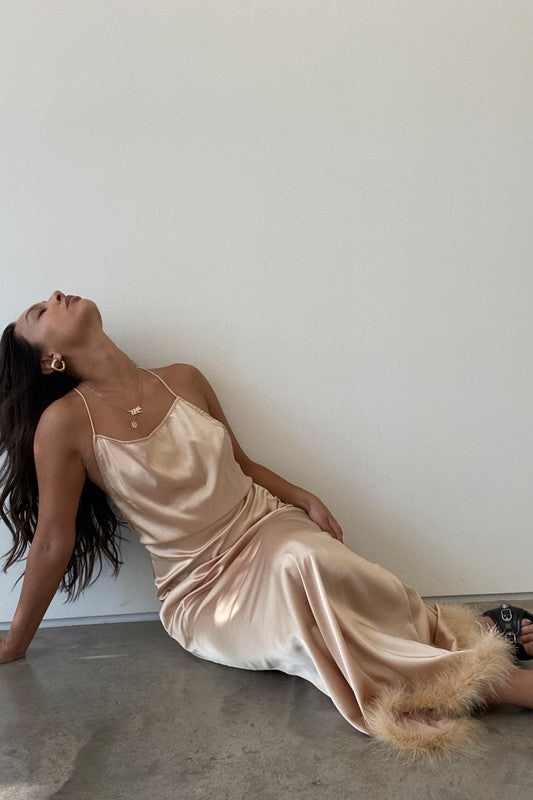 GOLDY SLIP DRESS
