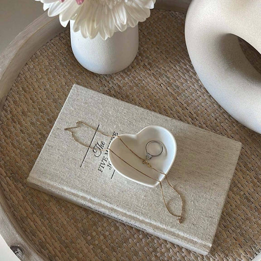 Mini Heart Jewelry Dish | Valentine's Day | Jewelry Dish