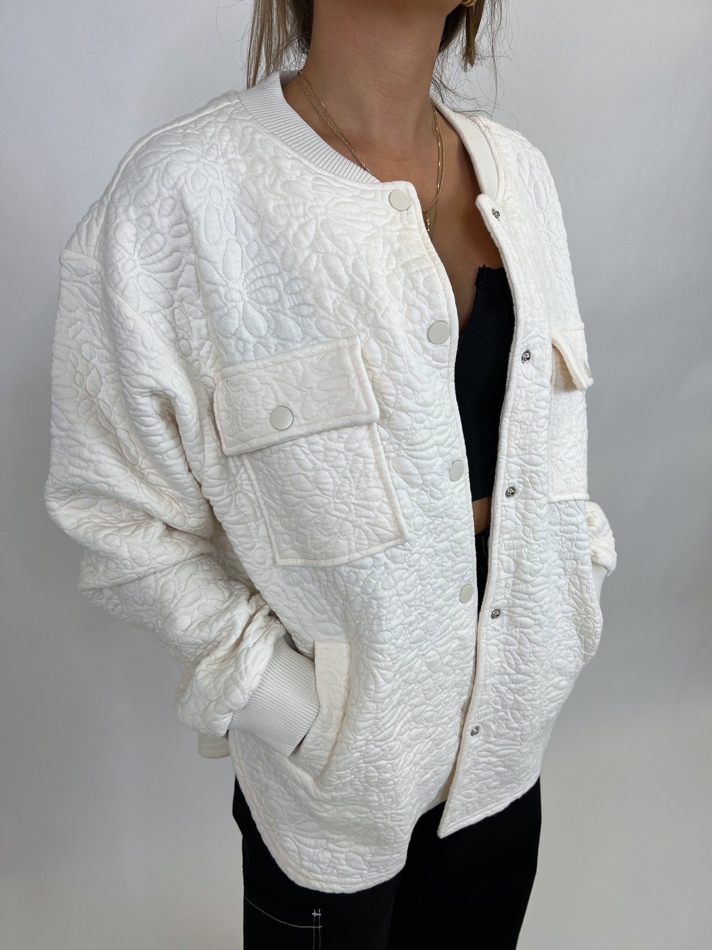 QUILTED BASEBALL JACKET
