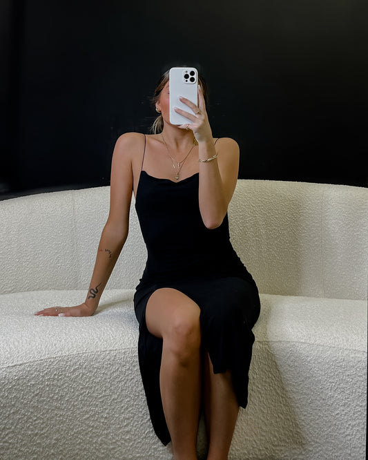 Rib Knit Midi Dress