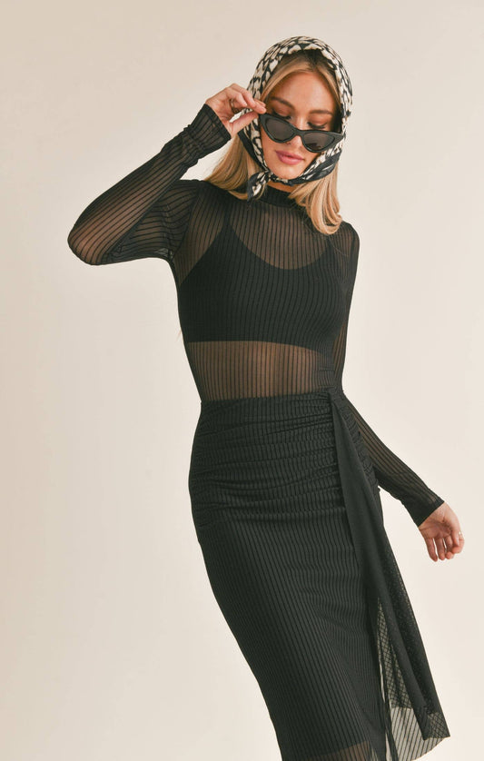 Sherry Mock Neck Body Suit